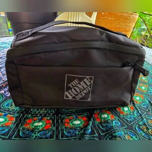Home Depot Makeup Or overnight Kit Or Toolbox. 5 Zippers and 6 more pockets